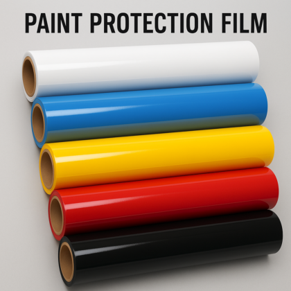 CrystalCoat Clear Paint Protection Film Roll, 6" x 60" – Premium Polyurethane PPF Wrap Shields Against Chips, Scratches, Dings, and Road Debris – Ideal for Cars, Trucks, Motorcycles, Bicycles, Boats & More